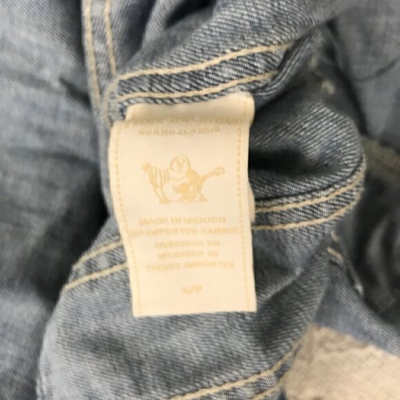 True Religion Coastal Cowgirl Denim Vest Size S - Picture 7 of 7